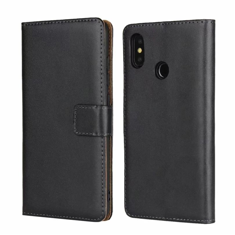 Кожаный чехол кошелек с ремешком для Xiaomi F1 A1 A2 8 Redmi Note 6 5 Pro книжка подставкой