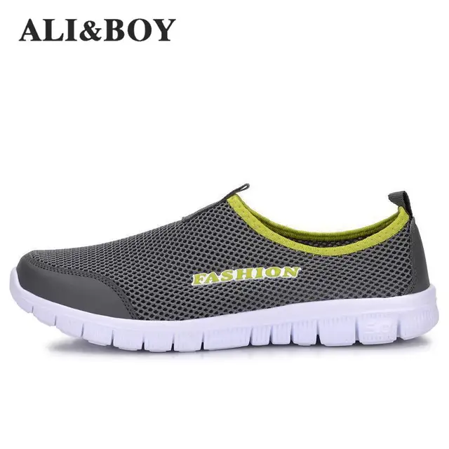ALI & BOY/Новые мужские/женские легкие сетчатые кроссовки для бега, спортивная обувь, удобные дышащие мужские кроссовки, обувь для бега, размер 34-46