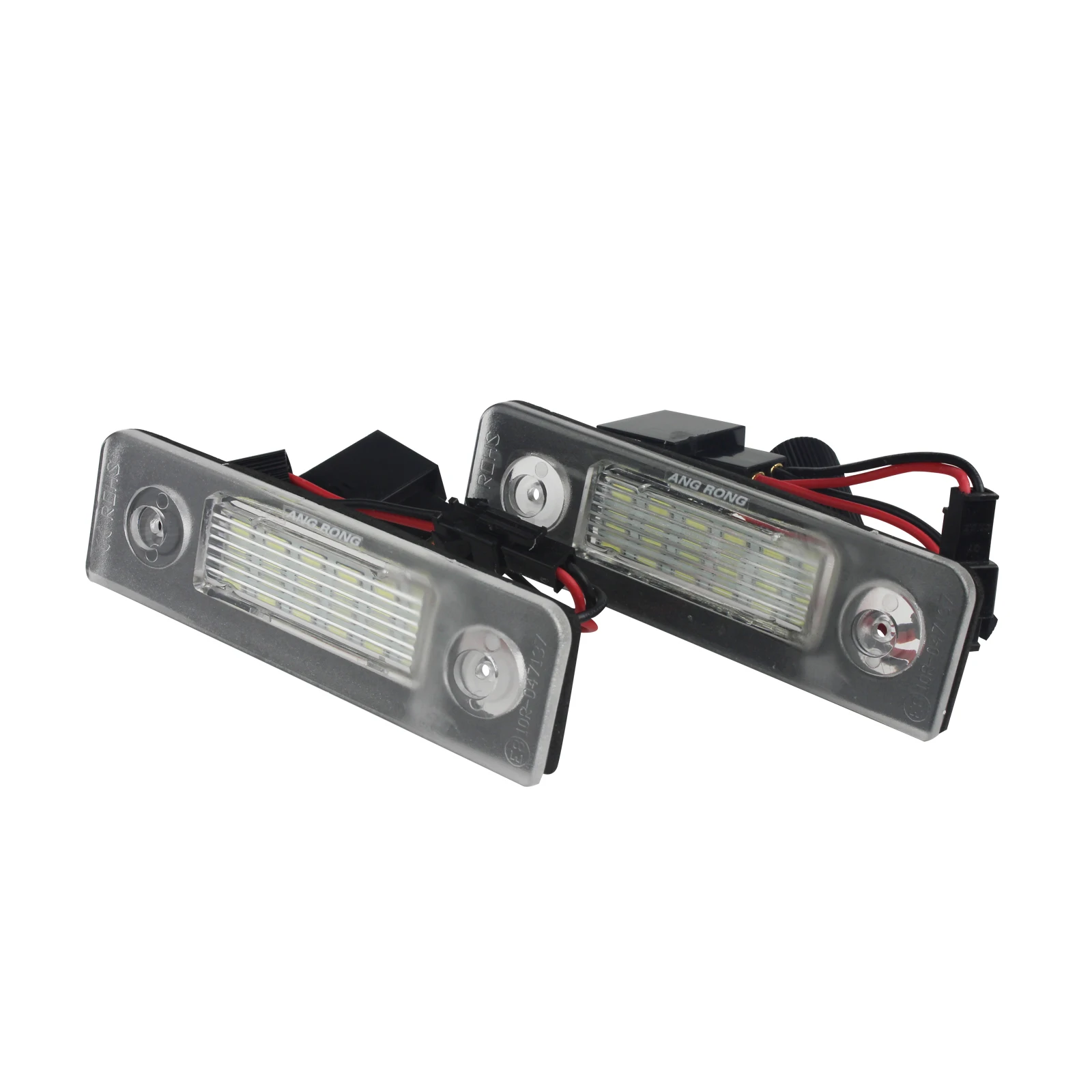 Светодиодный светильник ANGRONG 2x 18SMD для номерного знака Skoda Octavia 1Z 2004 2013 Roomster 5J 06 15