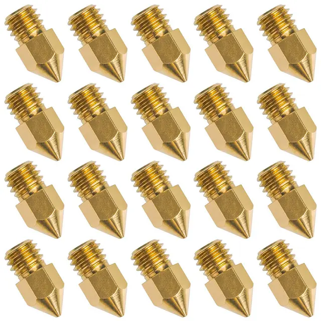 Best Price 20 PCS 3D Printer Parts & Accessories Nozzle 0.4mm MK8 Extruder Head for Creality Cr10 Best Price 20 PCS 3D Printer Parts & Accessories Nozzle 0.4mm MK8 Extruder Head for Creality Cr10