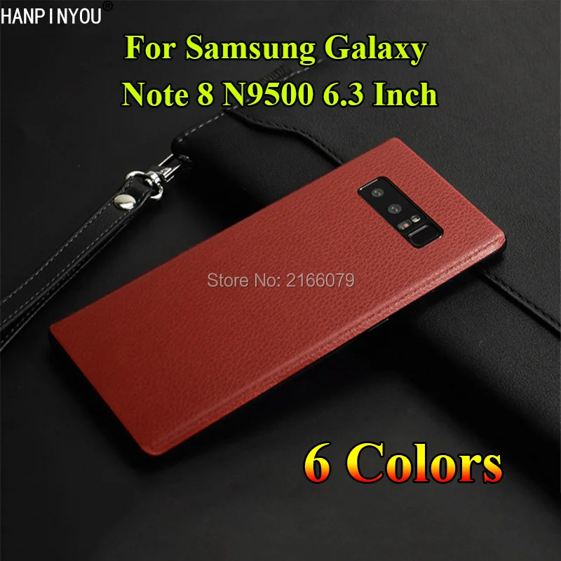 Для samsung Galaxy Note 8 Note8 N950 6 3 роскошный защитный кожаный чехол-накладка на заднюю