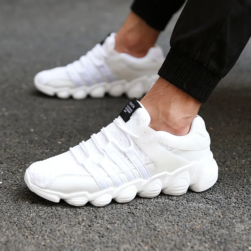 Yeeloca/тканая мужская повседневная обувь дышащая Tenis Masculino Zapatos Hombre Sapatos Уличная