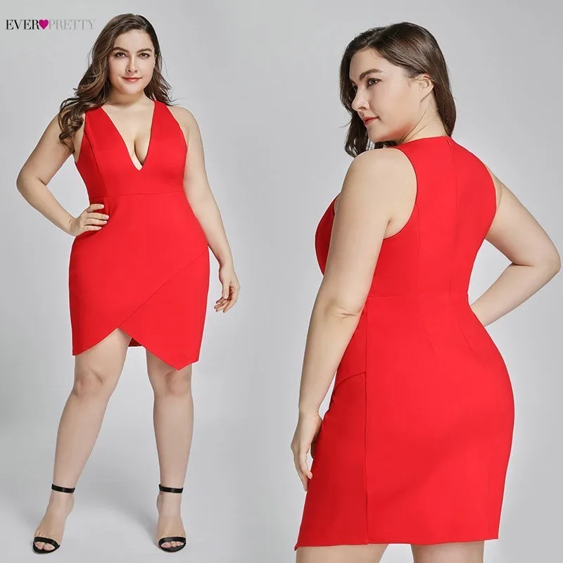 pretty red dress