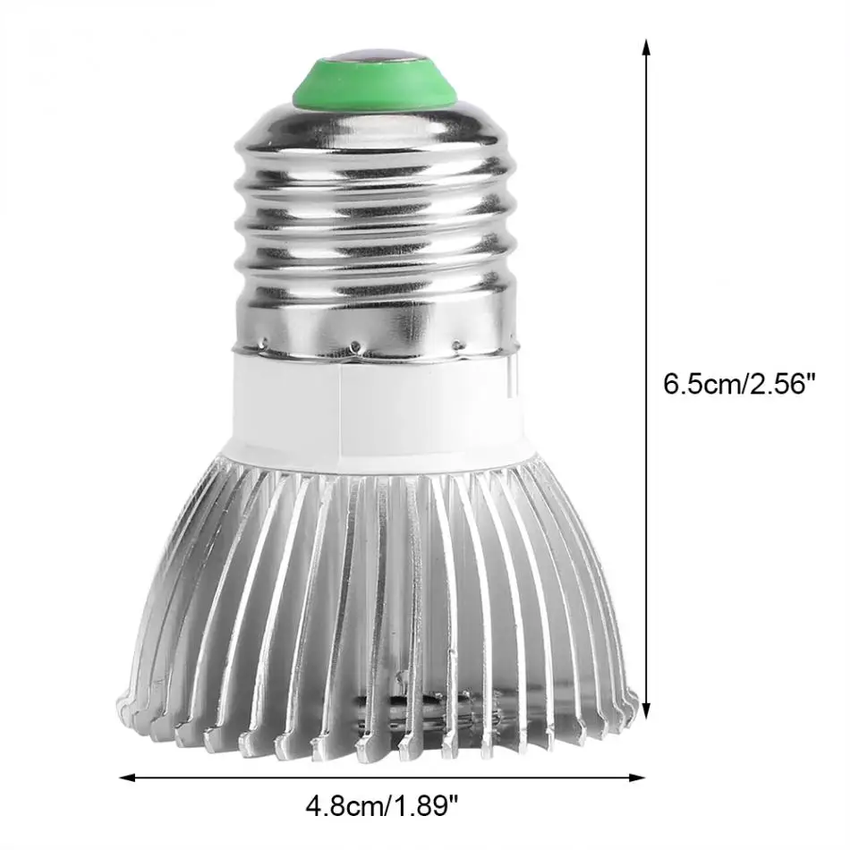 Полный спектр 85 265V 18 LED Grow Light 18W E27/E14/GU10 Led light лампочка цветок завод гидропоники