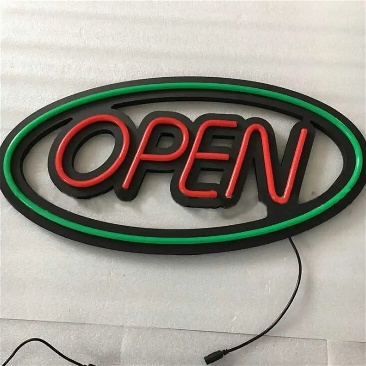

PVC OPEN Neon Sign Light LED Tubes Board Handmade Visual Artwork Bar Club Wall Light Home Party Bar Decoration Lighting