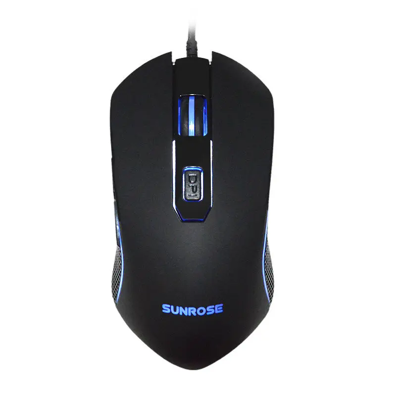 

Sunrose T530 Wired Glow Usb Computer Gaming Mouse Laptop1000Dpi Photoelectric Games Mouse For Pc Lol Pubg Games