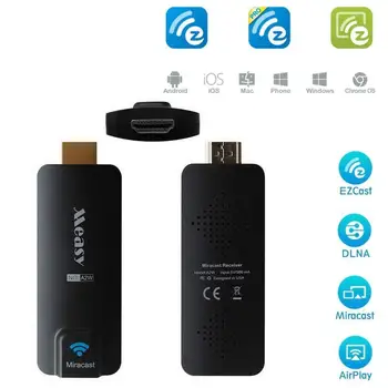 

MEASY A2W EZCast Dongle 2K Wireless HDMI TV Stick WiFi display Dongle Support Screens Airplay DLNA Miracast