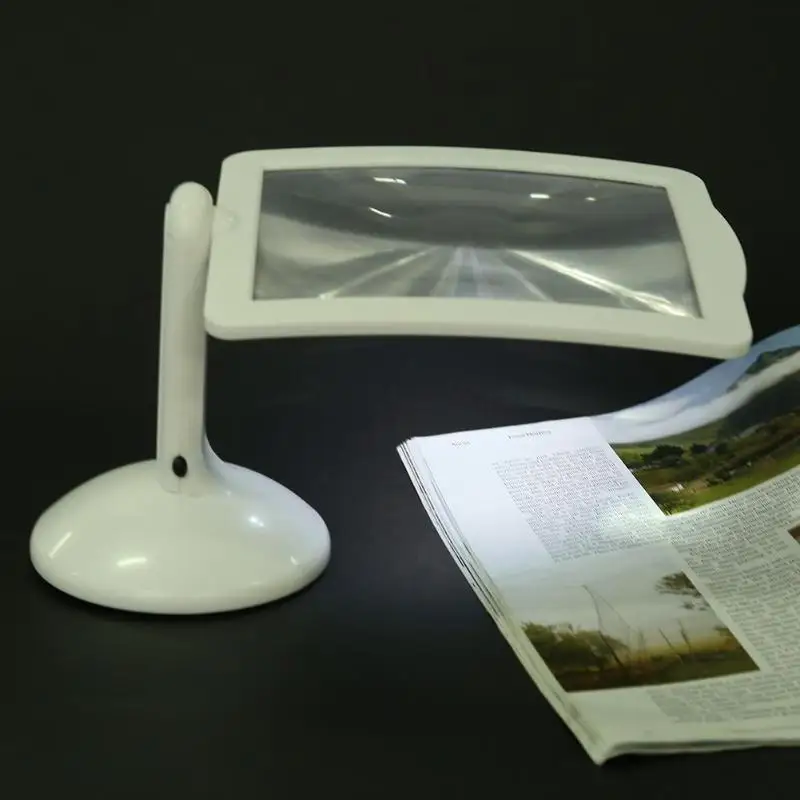 Портативный 3X светодиодный лупа для чтения практичная настольная лампа Настольный светильник для объектива многофункциональная лупа увеличительное устройство для ремонта