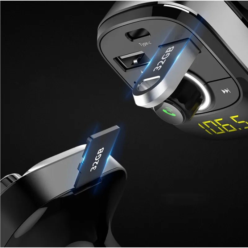 Автомобильный MP3 музыкальный плеер CARCHET 2 USB Автомобильное зарядное устройство