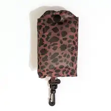 Портативная леопардовая Водонепроницаемая Складная хозяйственная сумка для супермаркета, Эко сумка для хранения, ручные сумки, складная хозяйственная сумка, сумка для покупок