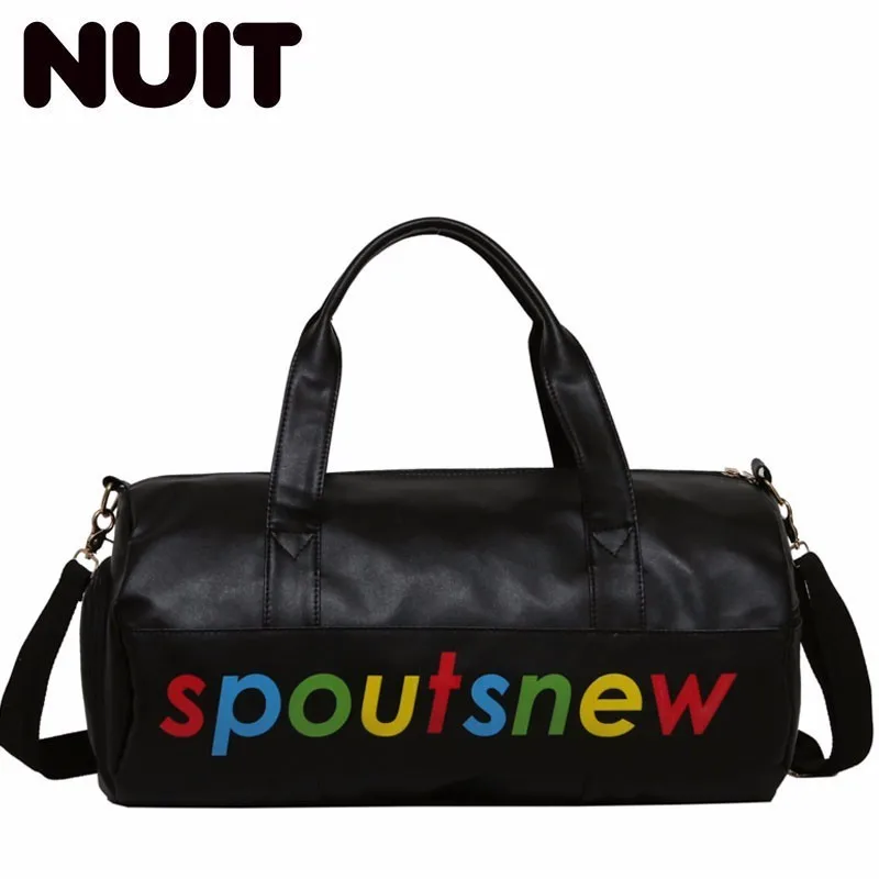 

Women Bags Pu Leather Training Travelling Bag Woman Portable Tote Bag A Short Trip Large Capacity Light Travelling Bags