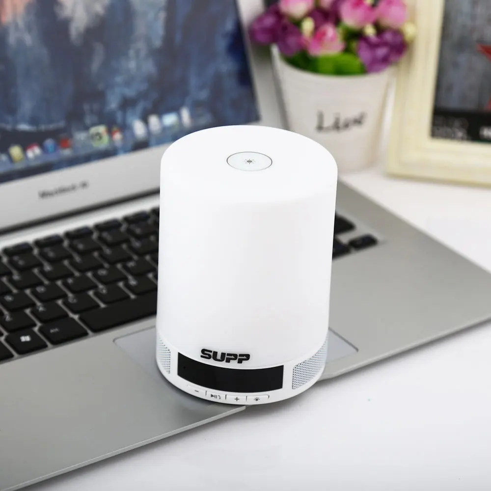 L2 один Цвет Романтический Светодиодная лампа музыкальный плеер 2 в 1 Bluetooth