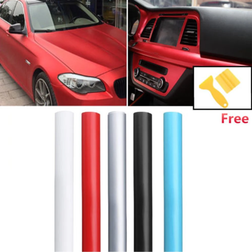 50*152CM PVC Matte Film Car Body Film DIY Matte Car Body Sticker Self ...