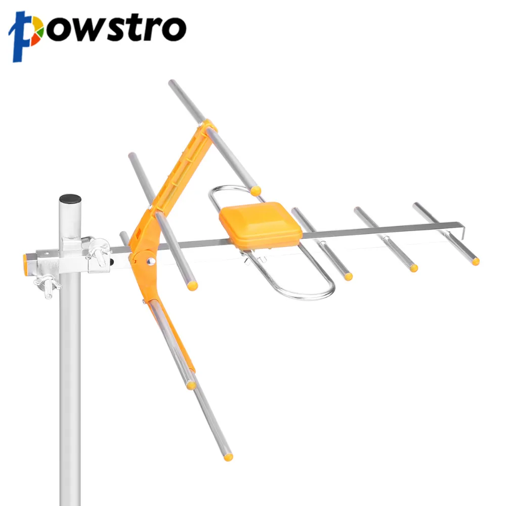 POWSTRO Outdoor Antenna Reception Range 470MHz 860MHz High Gain HDTV