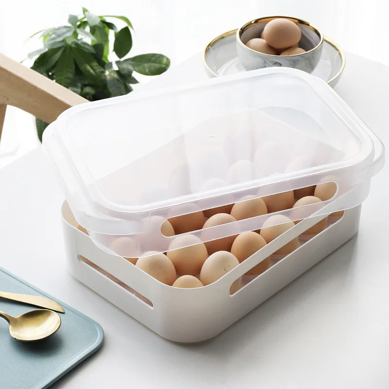 Kitchen Transparent Pp Storage Box Eggs Airtight Storage Container