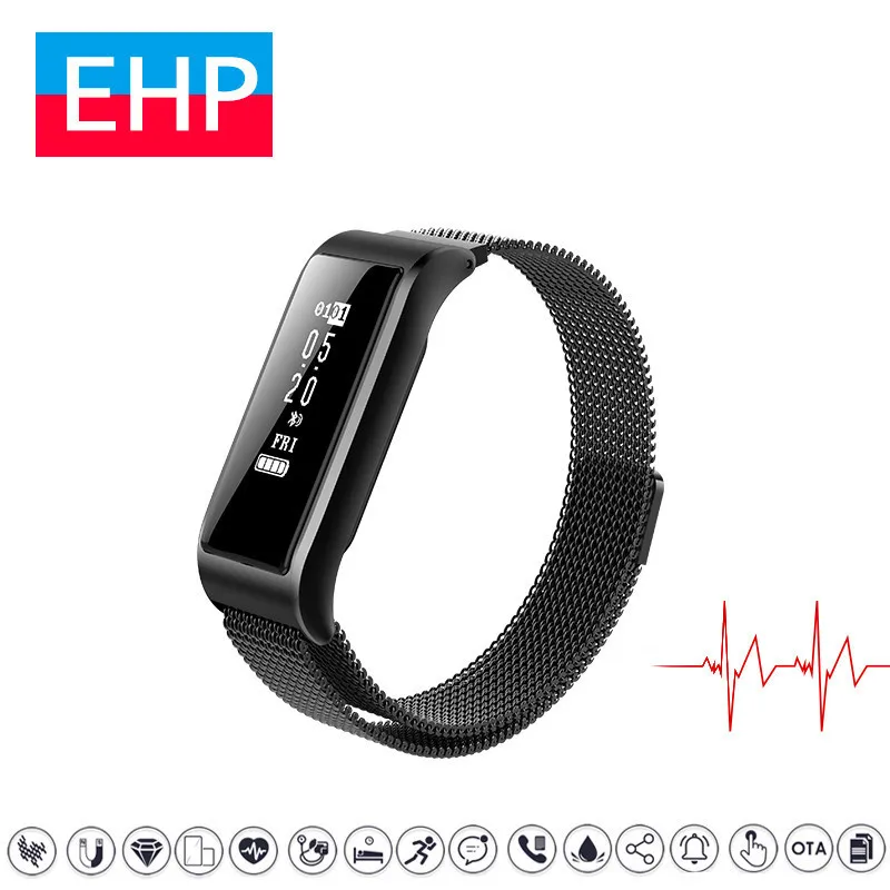 

Smart Wristband App Watch Fitnes Bracelet Activity Tracker Pedometer Heart Rate Monitor Blood Pressure Anti Lost Ip67 Waterproof