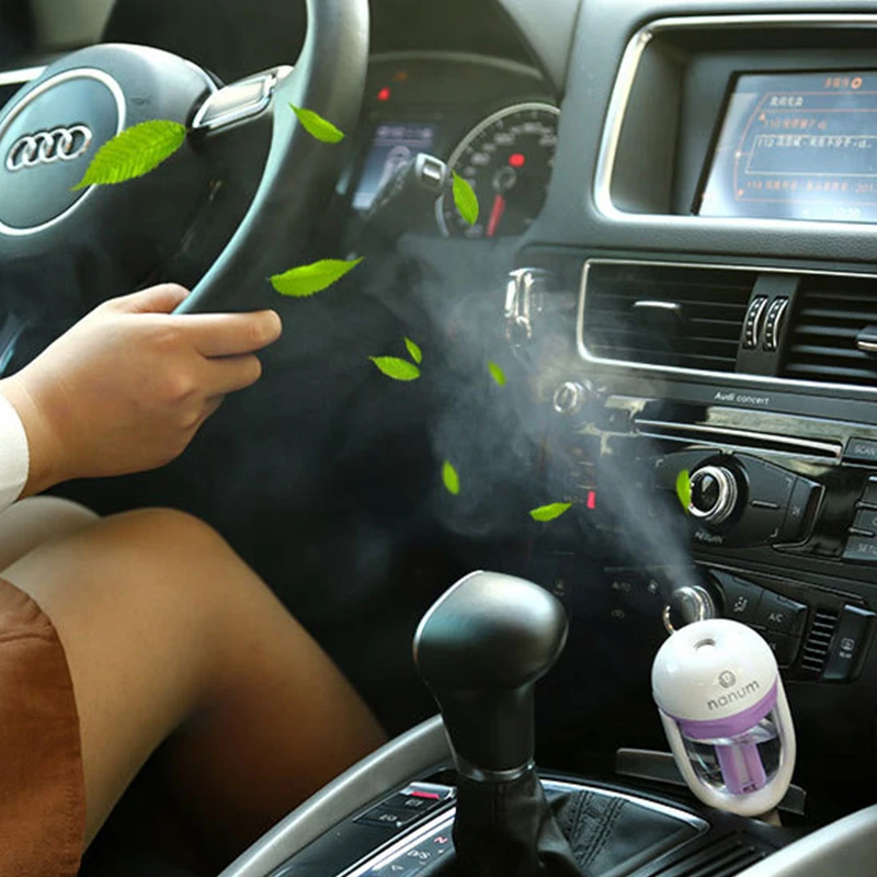 

Vehicle Aromatherapy Spray Air Humidifying Purifier Multicolor Plastic Essential Oil Aroma Vapor Incense Fumigator