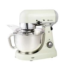 Миксер GEMLUX GL-SM5CR(мощность 1000 Вт, 8 скоростей, чаша из нержавейки 4,5л, двойной крюк для теста, плоский битер, венчик