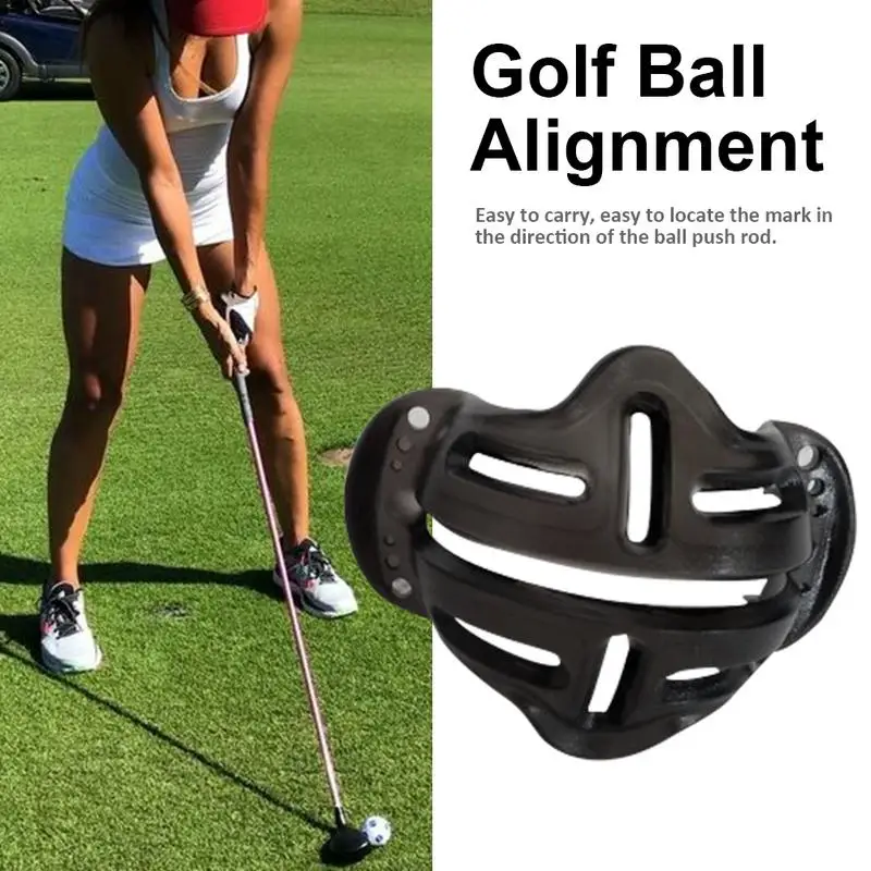 New Design Golf Ball Alignment Line Marker Marks Template Draw Template Linear Putt Positioning Ball Mark Alignment Putting Clip