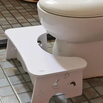 

Toilet Footstool Waterproof Formaldehyde-Free Odor Children's Footstool Professional Toilet Auxiliary Stool Bathroom Supplies