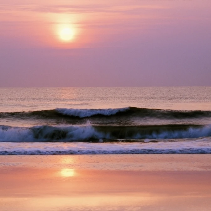 Sunrise Over The Atlantic Ocean Florida Usa Poster Print (36 x 24)-in Plaques & Signs from Home