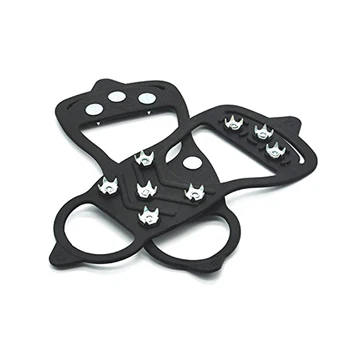 

1 Pair 8 Nails Ice Floes Gripper Shoes Snow Crampons Anti-slip Ice Gripper Hiking Cleats Spikes ZJ55