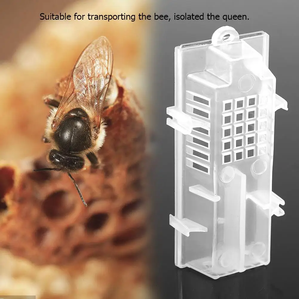 

5 pcs Beehive Honey Plastic Beekeeping Queen Cage Beekeeping Tool Garden Honey Harvest Tool