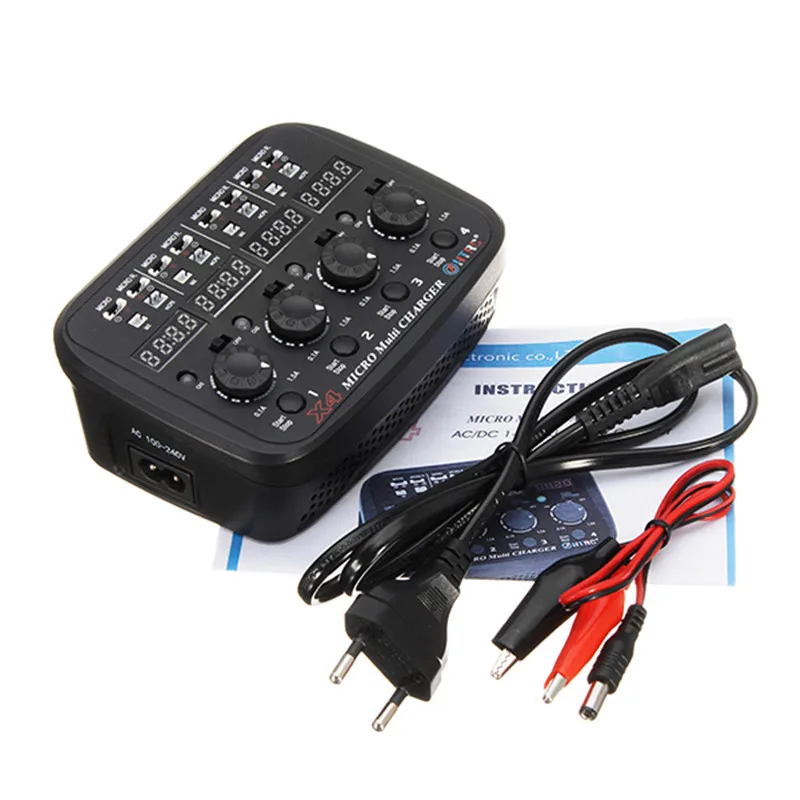 

HTRC X4 Micro Multi AC/DC 24W 1.5A 1cell 1S 3.7V Lipo LiHV Charger