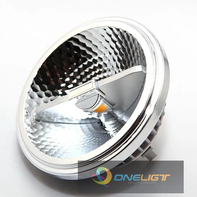 15 Вт COB LED лампа AR111 светильник G53 GU10 AC110V 220V DC12V Диммируемый светодиодный прожектор