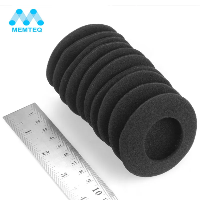 MEMTEQ 10pcs Soft Foam Sponge Headphone Ear Pad Cushion Cover