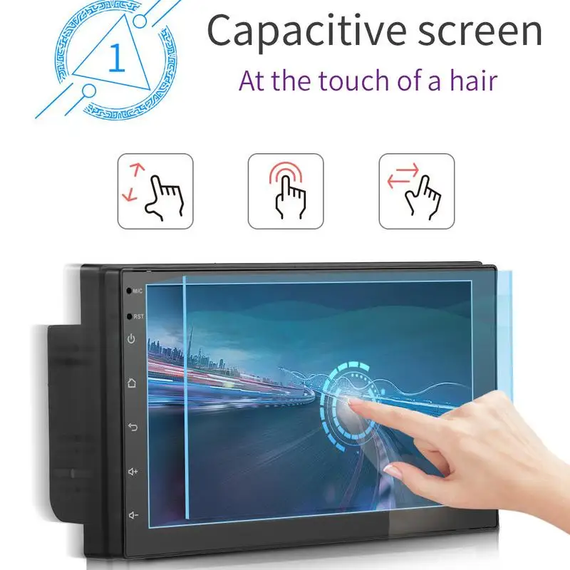 

Car Player Navigation All-in-One Machine Android 8.1 16G Memory 7 Inch Touch Screen HD Car Bluetooth MP5 Player 2-DIN