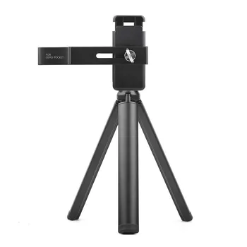 

Handheld Mobile Phone Clip Holder Extended Mounting Bracket with Foldable Tripod Stand Kit for DJI OSMO Pocket Handheld Gimbal