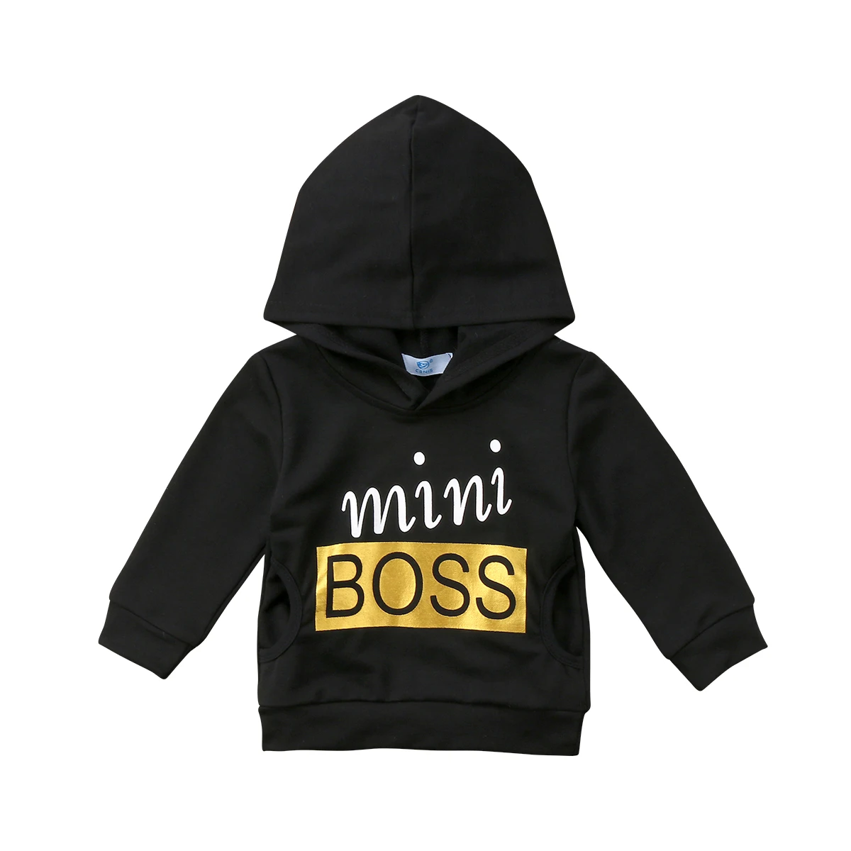 

2018 Toddler Kids Mini Boss Hooded Clothes Newborn Baby Boy Girl Pullover Hoodie Top Costume Outfit 1-6T