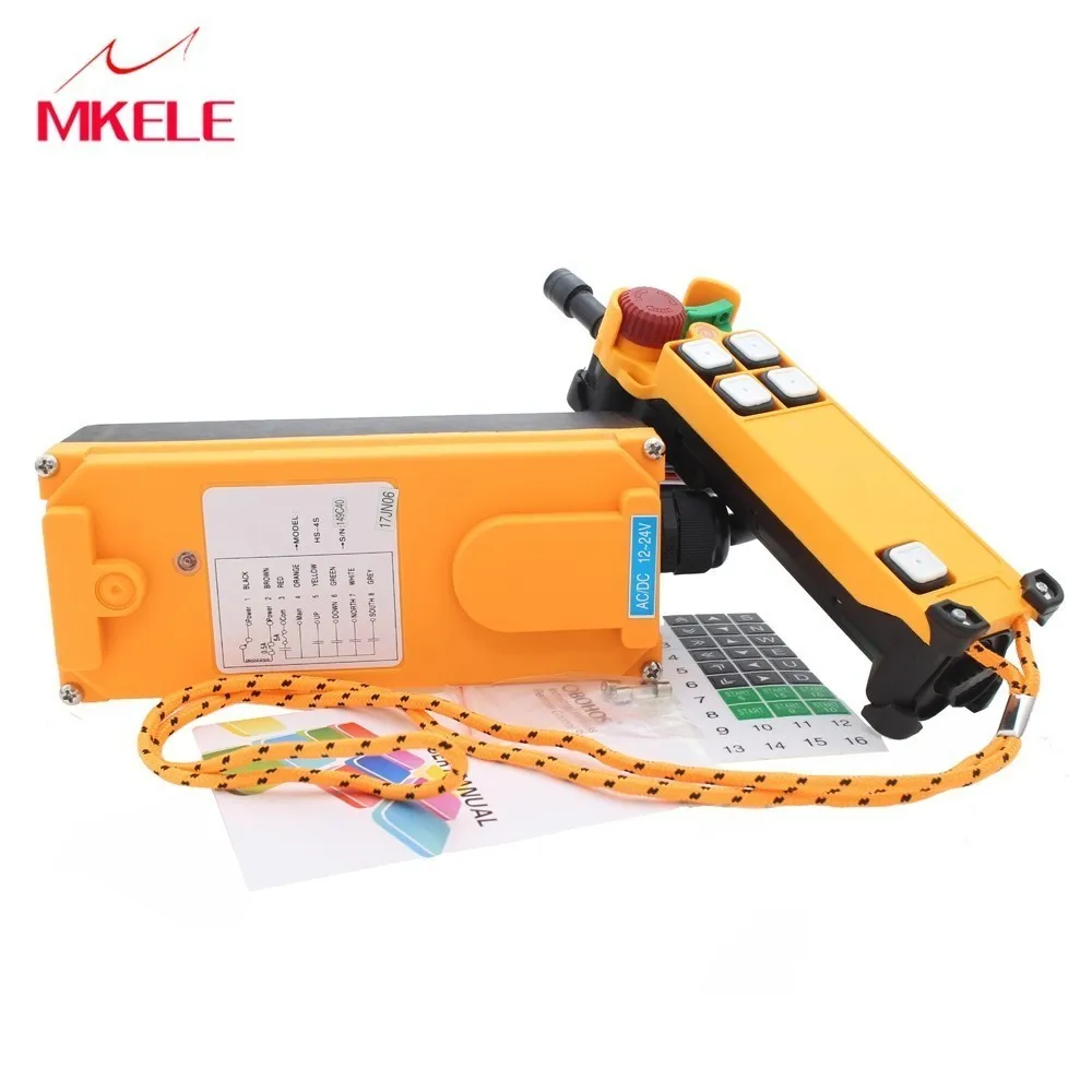 HS-4D Wireless Transmitter High Quality New Arrivals Crane Industrial Remote Control  Push Button Switch China
