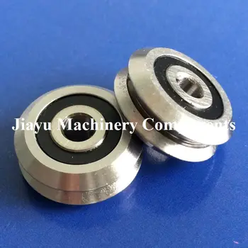 

Free Shipping 20 PCS RM2-2RS Track Roller Bearings 3/8 inch RM2 RS V Groove Guide Bearings W2-2RS