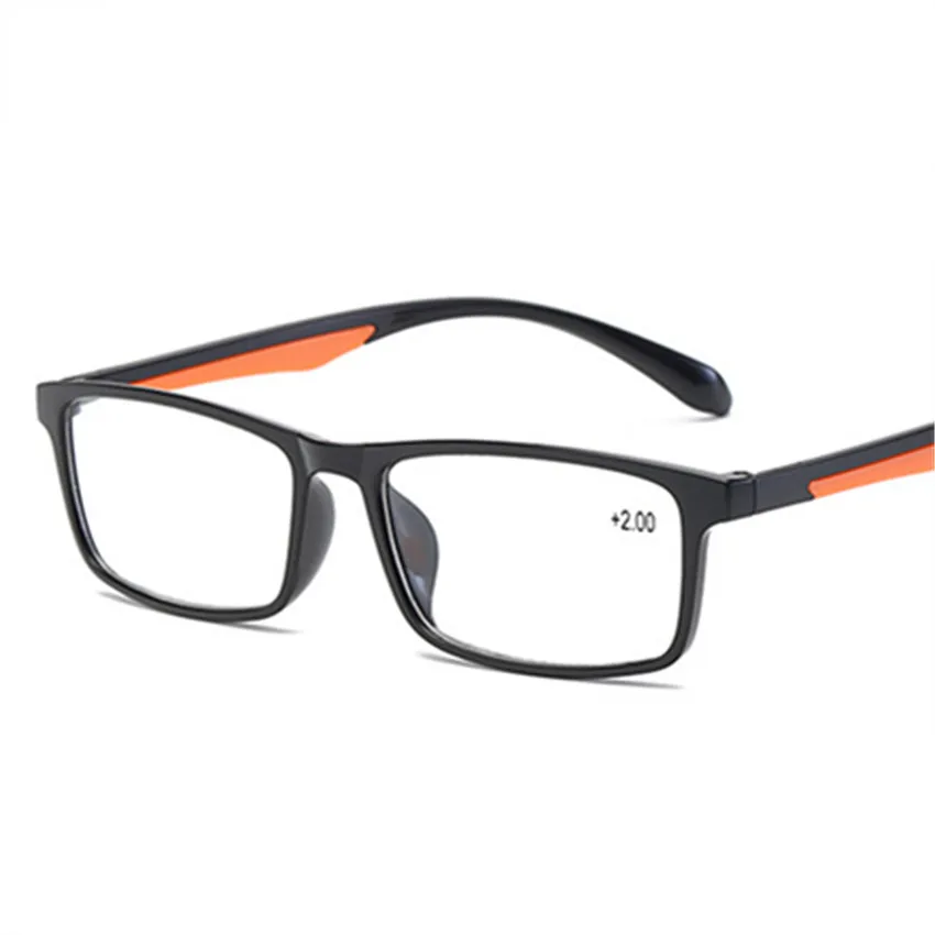 TR90 очки для чтения для мужчин и женщин, очки для дальнозоркости, прозрачные линзы, диоптрий+ 1,0 1,5 2,0 2,5 3,0 3,5