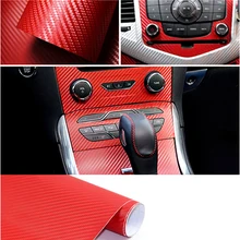 Universal Waterproof Carbon Fiber Color Changing Wrap Car Decorative Sticker 3D DIY Vinyl Film External Interior Car Styling universal diy pvc carbon fiber decorative car sticker black 30 x 127cm