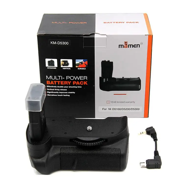 EastVita MAMEN батарейный блок держатель для Nikon D5100 D5200 D5300 DSLR камеры|Батарейные ручки| |