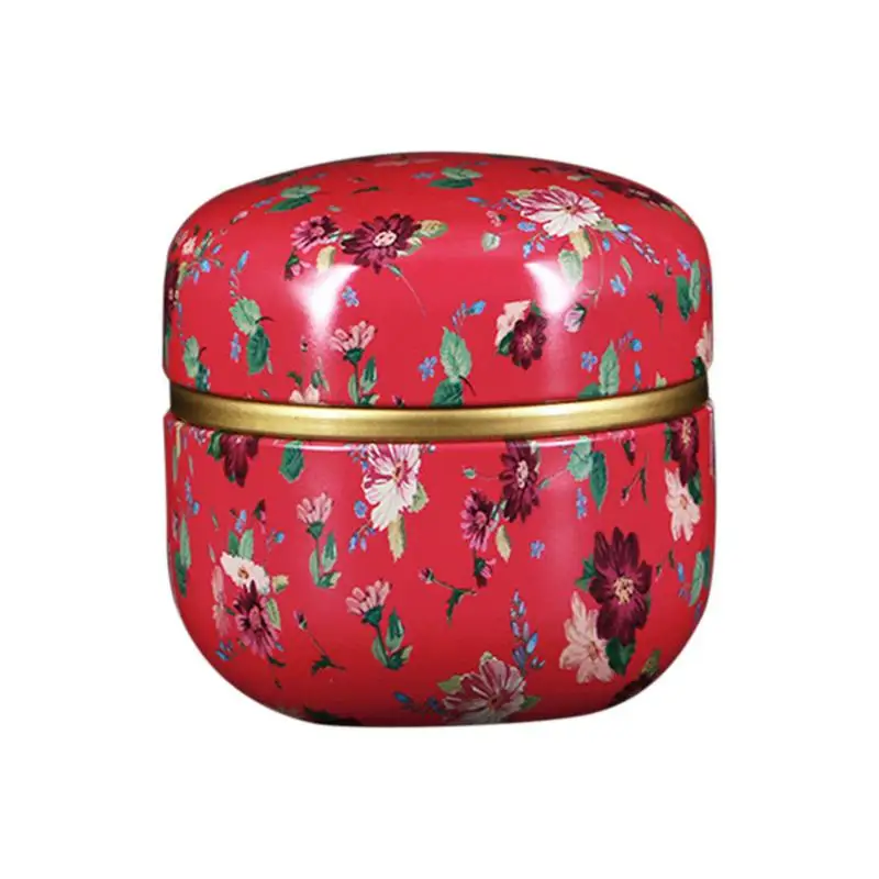 Герметичный чай может мини-Металл Портативный цветок коробка для хранения чая без запаха влагостойкая Защита окружающей среды декоративная коробочка