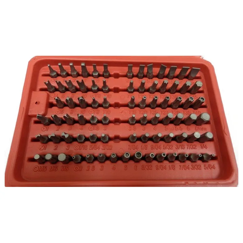 Günstig 100pc Sicherheit Bit Set Torx Stern Manipulations Schrauben Hex Schlüssel Phillips Schlitz Tri Flügel