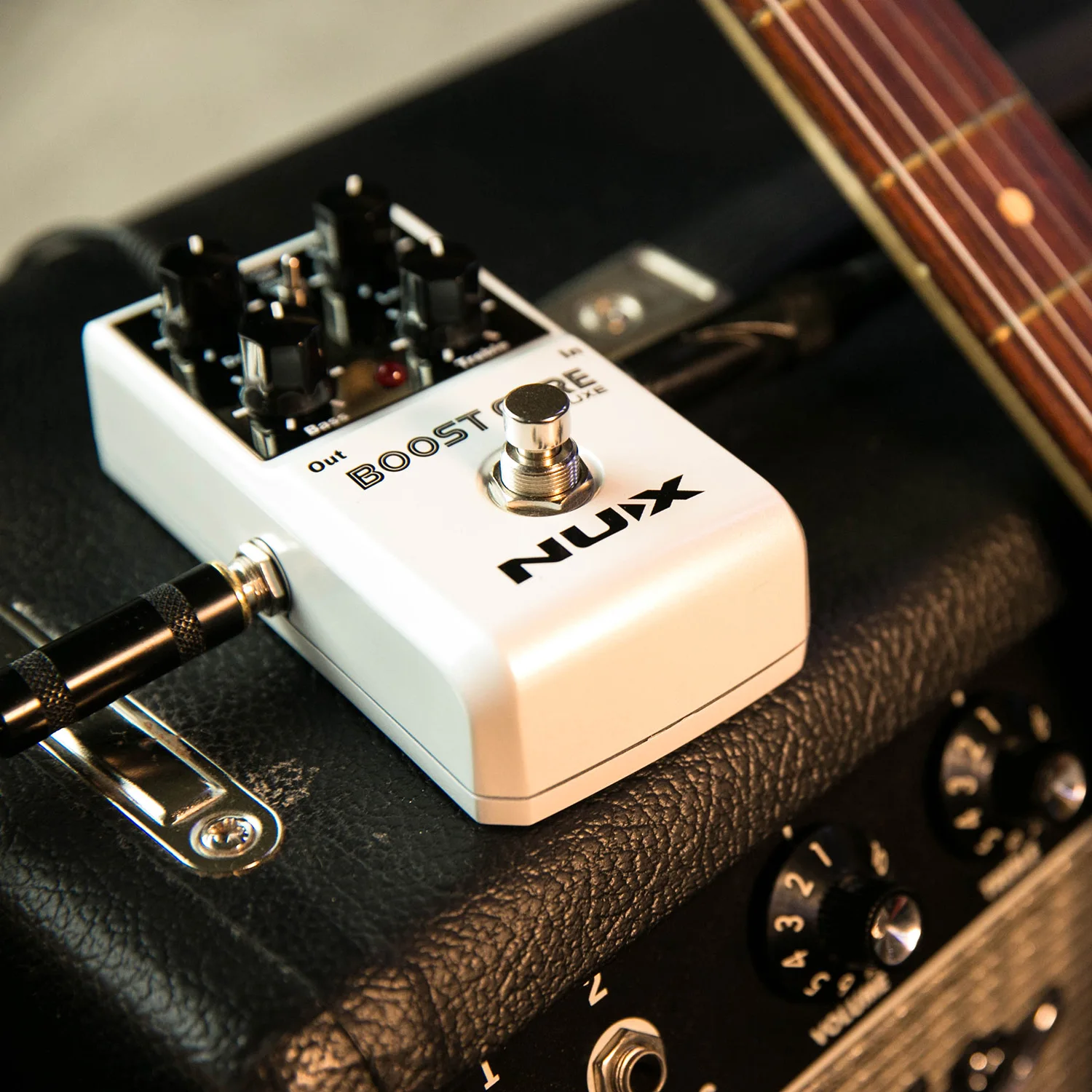 NUX бустер ядро Роскошная Гитара педаль эффектов гитары ra Stompbox увеличить ваш тон