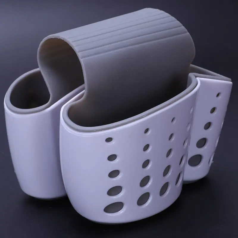 Губка держатель раковина Caddy мыло держатель для кухни организации пластиковые корзины для хранения(белый
