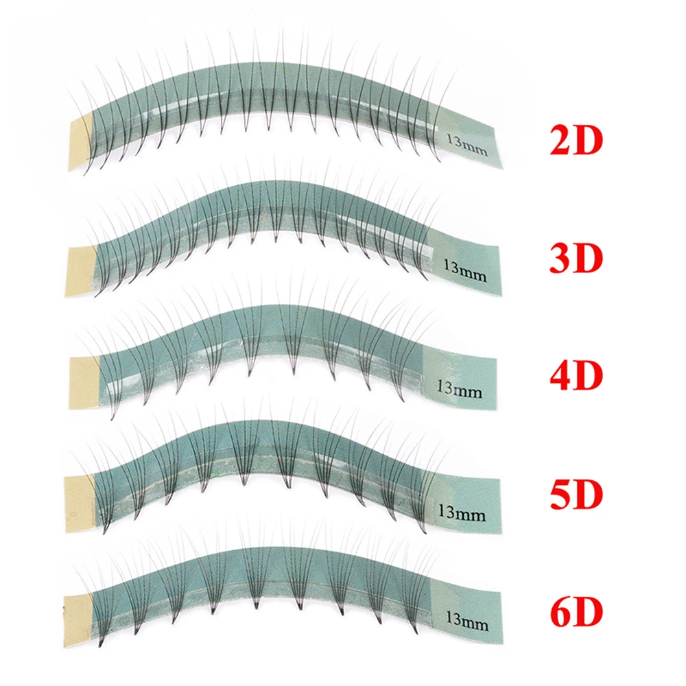GLAMLASH 2D 3D 4D 5D 6D готовые вееры накладные ресницы для наращивания русский объем ресницы из искусственной норки индивидуальные реснички для наращивания ресниц