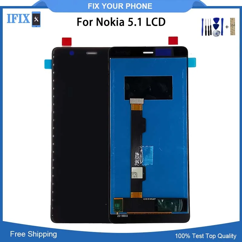 Для Nokia 5 1 LCD для nokia5.1 N5.1 дисплей сенсорный экран дигитайзер Sense сборка черный