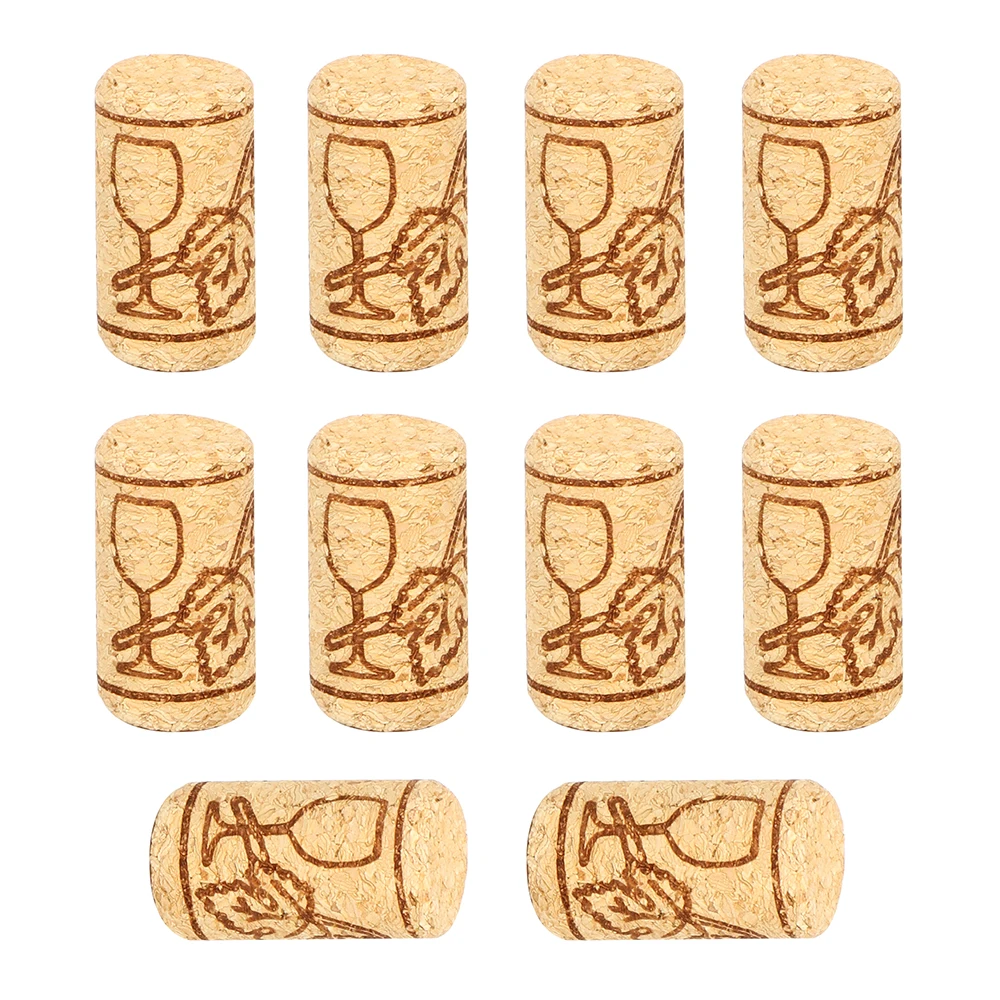 

10Pcs/set Baware Gadgets Bar Tools Straight Wood Corks Bottle Plug Wine Stoppers