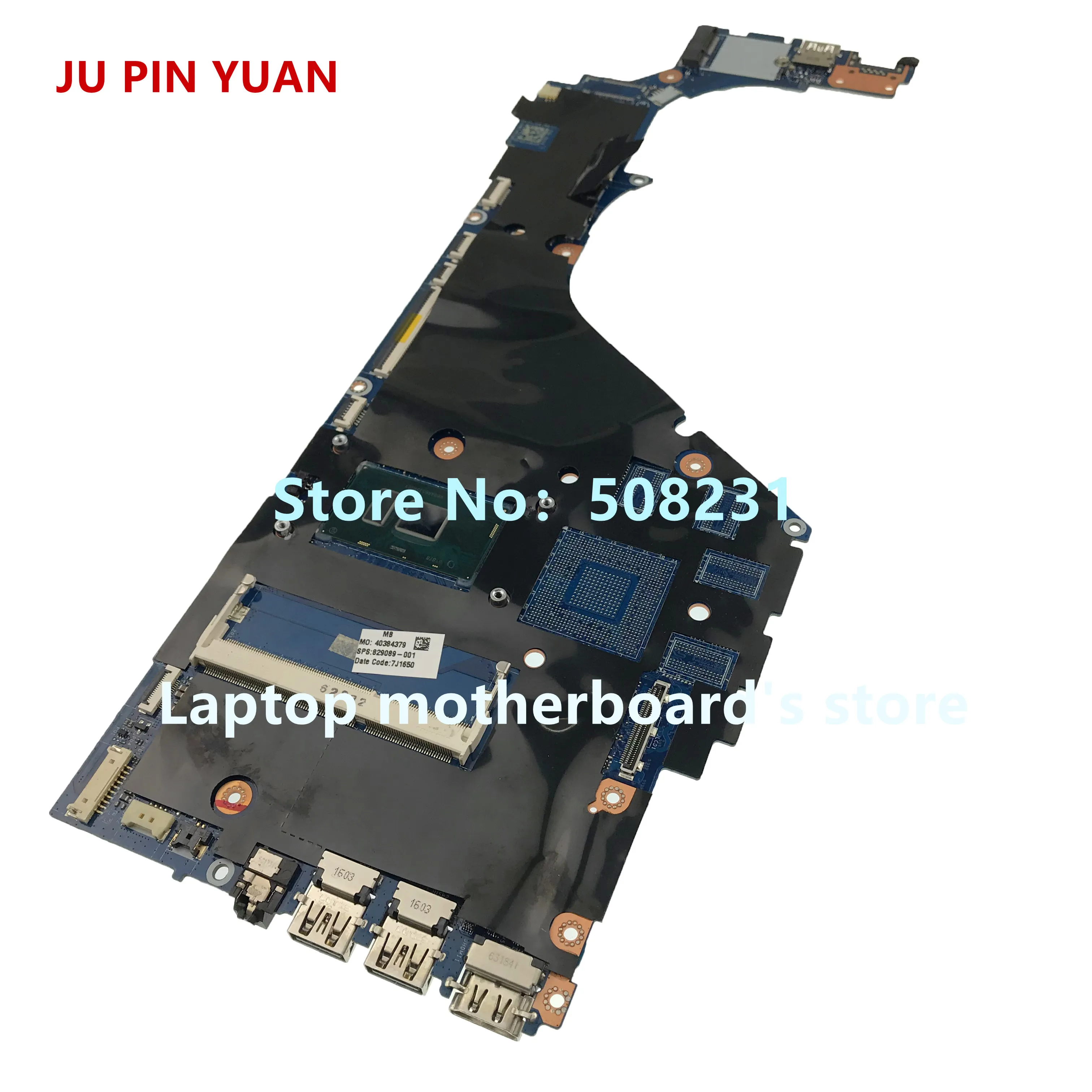 Best JU PIN YUAN 829089-001 826089-601 LA-C492P for HP ENVY NOTEBOOK 14-J 14T-J Laptop Motherboard  i5-6200U 4GB fully Tested 2