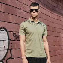 Лето, новинка, мужские рубашки, хлопок, с принтом, белый, зеленый цвет, для мужчин, повседневная, приталенная одежда, мужские топы с коротким рукавом, 09331