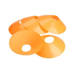 20 шт футбол конусы диска маркеры круглый рот футбол маркер диск (оранжевый)