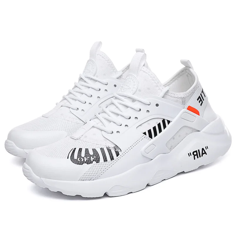 

Off Black White Breathable Air Mesh Light Comfortable Women Men Sneakers Shoes Sports Shoes Max Eur Size 36-46