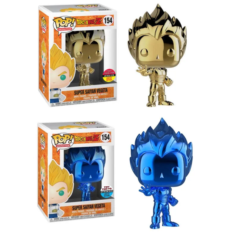 

FUNKO POP Dragon ball SUPER SAIYAN VEGETA 154# Vinyl Action Figure Collection Model Toy